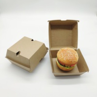 Boîtes d'Emballage Papier Jetables Personnalisées de Haute Qualité pour Burgers et Frites en Gros