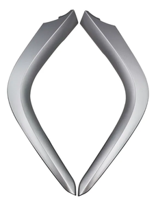 Moldura Decorativa Inferior del Tablero, Izquierda+Derecha, <span class=keywords><strong>Gris</strong></span> Plateado, 55433-02121 55432-02220 55433-02140 para Toyota <span class=keywords><strong>Corolla</strong></span> 2009-2013 - Product Image 2