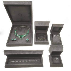 Shero Small Pu Leather Jewelry Set Box Caja de joyería personalizada Terciopelo Collar largo Joyero - Product Image 3