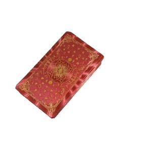 Tarjetas de <span class=keywords><strong>Tarot</strong></span> al por Mayor con Impresión a Color y Lámina Dorada, 12*7, Impermeables, de Plástico Rojo, con Caja Magnética - Product Image 5