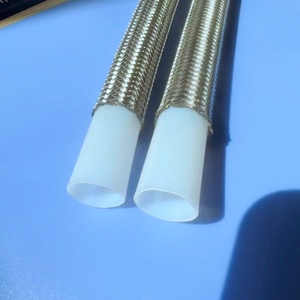 Tuyau <span class=keywords><strong>flexible</strong></span> en acier inoxydable 304 tressé en spirale, ondulé, en PTFE (Teflon), résistant aux acides et aux alcalis, avec service <span class=keywords><strong>de</strong></span> découpe pour système <span class=keywords><strong>de</strong></span> carburant - Product Image 4