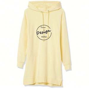 Sudadera con Capucha de Algodón para Mujer, Talla Grande, con Estampado Frontal Personalizado, Venta al Por Mayor de Fábrica OEM - Product Image 5