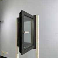 Ventanas Modernas de Aluminio Serie 75 Invertidas Bieye, Doble Acristalamiento Templado, Insonorizadas, Eficientes Energéticamente, con Malla de Acero Inoxidable
