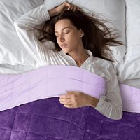 Couverture pondérée en tissu matelassé magnétique double couche Perles de verre Remplissage antistatique quatre saisons Utilisation pour la maison Hôtel Voyage