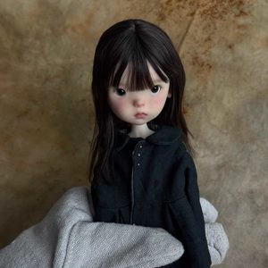 Muñeca BJD Auténtica de 6 Puntos, Blue Bean, Cuerpo Liso, Muñeca SD de Resina, Tamaño <15cm, Modelo 856-C130 - Product Image 2
