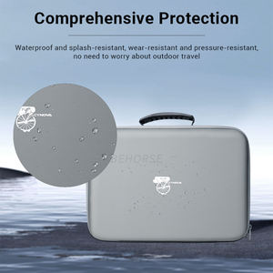 <span class=keywords><strong>Valise</strong></span> en film de cuir en nylon à fermeture éclair bidirectionnelle pour version de contrôle d'écran RC2/RC-N3 sac pratique à rabat pour accessoires de drone DJI Flip - Product Image 5