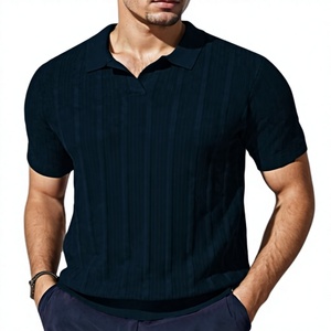 T-shirts de golf formels pour hommes, personnalisés avec logo, en coton vert 100 %, pour la course - Product Image 4