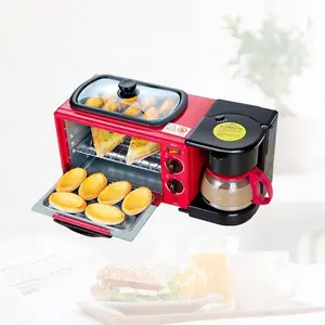 Ev 3 in 1 kahvaltı yapma makineleri makinesi 3 in 1 kahvaltı makinesi