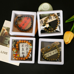 Exquisite Retro Wooden Bead Bracelets Natural Stone Letter Design Unisex Gift Fashion Jewelry - Product Image 1