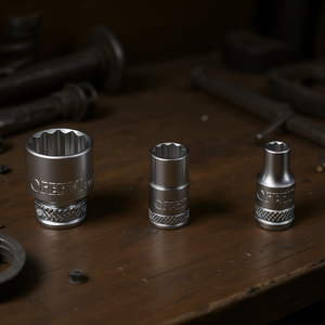 Fervi Polygonal <b>Socket</b> Wrench Normal Series 12mm 10mm <b>8mm</b> Set - Product Image 3