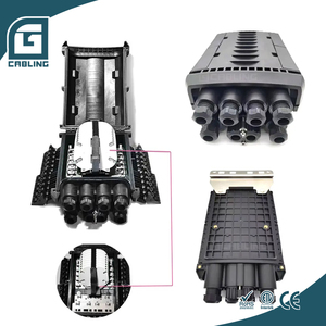 Caja <span class=keywords><strong>de</strong></span> Distribución <span class=keywords><strong>de</strong></span> <span class=keywords><strong>Fibra</strong></span> Óptica Gcabling con Cerradura, Cierre <span class=keywords><strong>de</strong></span> Empalme <span class=keywords><strong>de</strong></span> <span class=keywords><strong>Fibra</strong></span> Óptica Vertical para Exteriores, Impermeable, Tipo Domo, 48 Cajas - Product Image 4