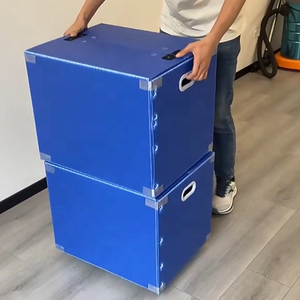 Hygienic Virgin PP Storage Bins with Handles Waterproof Corrugated <strong>Plastic</strong> <strong>Totes</strong> for Food &amp; Pharma Logistics - Product Image 2