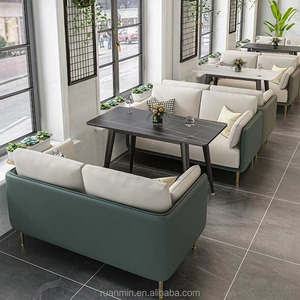 Meubles commerciaux de luxe Ensembles de <span class=keywords><strong>restaurant</strong></span> confortables Hôtel Café Salle à manger Bar Canapé Chaises <span class=keywords><strong>Banquette</strong></span> - Product Image 3