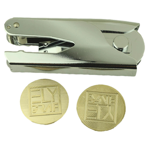 Sello <span class=keywords><strong>de</strong></span> Latón Personalizado con Monograma Clásico en Relieve para Decoración <span class=keywords><strong>de</strong></span> Bodas, Sello en Relieve <span class=keywords><strong>de</strong></span> la Empresa SOHOBUCKS - Product Image 4