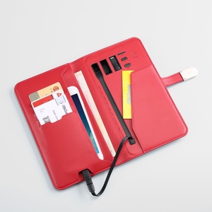 Hot Sale Multi-function Charging Leather Wallet Power Bank Smart Mobile Power Clutch Bag Rechargeable Wallet - Product Image 3