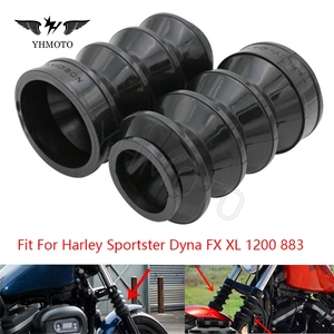 Pour <span class=keywords><strong>Harley</strong></span> XL883 XL1200 C/L X48 883 1200 accessoires de <span class=keywords><strong>moto</strong></span> en caoutchouc 39mm, manchon de fourche avant coulissant guêtres Gators couverture de bottes - Product Image 5