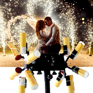 Télécommande DJ pour mariage, <span class=keywords><strong>moulin</strong></span> à vent électrique à double roue, allumeur à étincelles froides pour spectacle pyrotechnique de scène et de mariage - Product Image 5