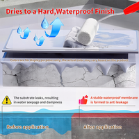 Peinture d'étanchéité en polyuréthane, réparation d'étanchéité à grande échelle, matériaux de construction, scellant pour toiture, revêtement imperméable