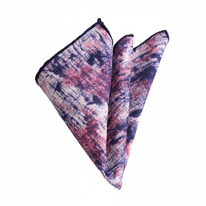 ผ้าพันคอผ้าฝ้ายสีกรมท่าสีชมพูดีไซน์พิเศษ - Product Image 2