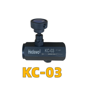 KC-03 3/8 ống thủy lực loại van tiết lưu một chiều CIT-04 van điều khiển lưu lượng CIT-06 KC-04 3/8 02 04 06 CIT-03 CIT-02 - Product Image 6