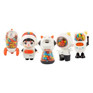 wholesale custom novelty mini candy toys plastic cartoon jelly bean halal funny shaped filling kids sweets toy candy