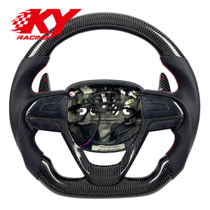 Accesorios para coche Volante deportivo de fibra de carbono para Jeep 2014-2021 Grand Cherokee S SRT Trailhawk - Product Image 1