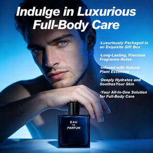 Coffrets Cadeaux de Parfums de Luxe Personnalisés, Ensemble Cadeau de Parfum, Lotion pour le Corps, <span class=keywords><strong>Baume</strong></span> à Lèvres, Boîte Cadeau de Soins de la Peau pour Hommes, Cadeaux de Fêtes - Product Image 2