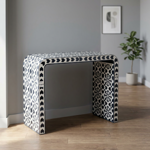Handmade Bone Inlay <b>Console</b> <b>Table</b> Indian Living Room Modern Furniture - Product Image 3