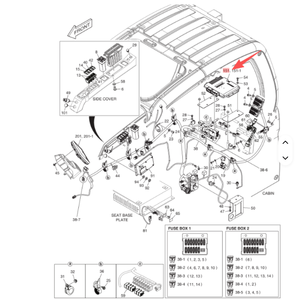 Pièces d'origine d'usine Doosan Develon pour excavatrice 300611-01927 300611-02388A Contrôleur EPOS Tier2 pour DX300LCA-7M - Product Image 3