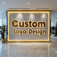Enseigne de salon de coiffure en métal acrylique illuminée, logo LED rétroéclairé, enseigne de porte pour esthéticienne, décoration murale de spa