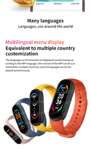 2023 M6 M5 reloj Inteligente banda M4 reloj Inteligente M3 pulsera Fitness Tracker Smartband <span class=keywords><strong>MI</strong></span> 5 <span class=keywords><strong>4</strong></span> 3 Smartwatch deportes pulsera - Product Image 5