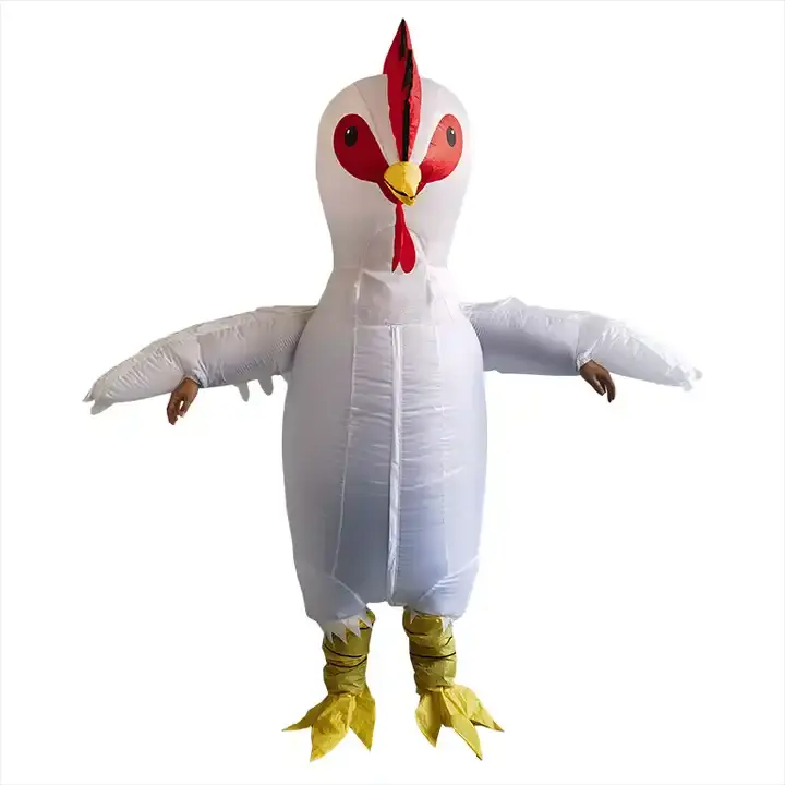 Nuevas Ideas de productos de maquillaje 2023 pollo inflable disfraces para adultos Navidad Halloween decoraciones al aire libre