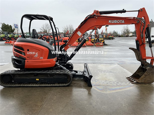 Vente chaude : Mini-excavatrice sur chenilles d'occasion U55-4, hydraulique, d'origine japonaise, avec châssis et moteur d'occasion, haute efficacité, CE ISO EPA - Product Image 3