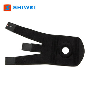 Rodillera Shiwei de tipo abierto con soporte de compresión para correr y hacer senderismo, unisex, color negro - Product Image 2