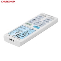 Télécommande universelle rechargeable pour climatiseur K-3308E avec affichage de la température et de l'humidité