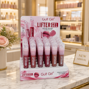 <span class=keywords><strong>Gloss</strong></span> à lèvres repulpant en gel au design torsadé, applicateur coussin, huile brillante pour les lèvres, maquillage hydratant non collant pour les lèvres - Product Image 2