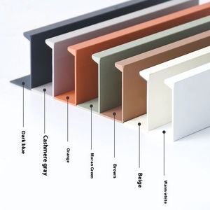 Tirador de puerta de armario de cocina de hardware de cajón oculto de aluminio moderno Americano europeo manijas ocultas de muebles - Product Image 2