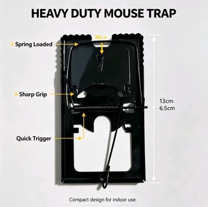 Reusable Metal Mouse Trap Heavy Duty Rat Catcher Fast <strong>Kill</strong> Rodent Control Bait Station for Home Warehouse Farm - Product Image 1