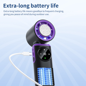 New high-speed cooling handheld <b>fan</b> portable digital display <b>mini</b> <b>fan</b> - Product Image 2