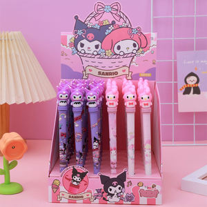 Bolígrafo de Gel de Plástico <span class=keywords><strong>Kawaii</strong></span> Personalizado de Sanrio, Me-lody y Ku-romi, 0.5 mm, Impresión UV, Escritura, Material Escolar Promocional - Product Image 4