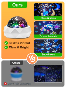 Projecteur d'étoiles pour chambre d'enfant, projecteur d'étoiles, ciel étoilé, veilleuse pour bébé, cadeau pour enfants, projecteur de veilleuse - Product Image 5