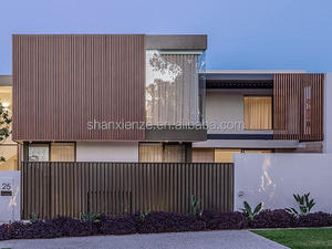 목재 나무 모양 알루미늄 클래딩 프로필 알루미늄 3D 몰 호텔 홈 장식 천장 패널 - Product Image 4