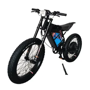 3000w इलेक्ट्रिक बाइक ब्लैक इलेक्ट्रिक साइकिल 48v इलेक्ट्रिक बाइक साइकिल फैट टायर इलेक्ट्रिक साइकिल चॉपर