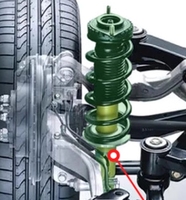 Amortisseurs avant et arrière automobiles pour BYD F0 F6 QIN F3R SONG S6S7 TANG G6 SURUI L3 G5