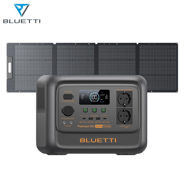 For 1800W Powerstation Battery Bank Mobile Portable Power Supply 2000W Charge Generator Solar Outdoor