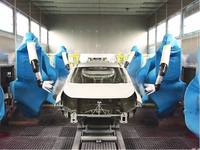 Penutup Robot Anti Debu Anti-statis Pelindung Lapisan Otomotif Pelindung Robot Pengecatan Semprot Otomatis