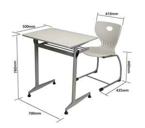 Sillas de Aula de Ingenierí<span class=keywords><strong>a</strong></span> Precisa para el Aprendizaje: Diseño Ergonómico y una Tableta de Escritura Sólida - Product Image 2
