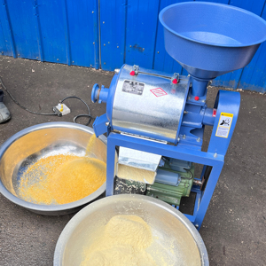Broyeur à Maïs Automatique pour Usage Domestique, Petite Machine à Moudre les Grains avec Moteur, Sépare la Balles et la Graine pour <span class=keywords><strong>Moulin</strong></span> à <span class=keywords><strong>Farine</strong></span> - Product Image 3