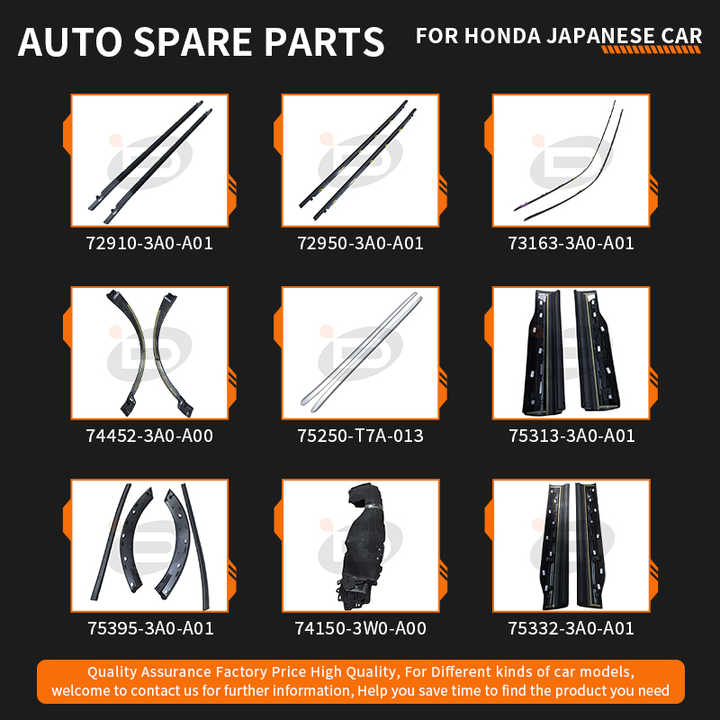 For Honda CRV 2023-2024 Body Parts 73163-3A0-A01 & 73153-3A0-A01 Drip ...