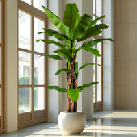 Dekorasi Rumah dan Taman Buatan, Indoor Outdoor, Bersertifikasi UV, Panel Bunga dan Daun Simulasi, Dekorasi Interior Tahun Baru